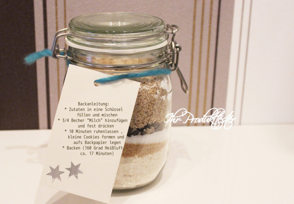 Vegane Cookies im Glas zu Weihnachten [Rezept]