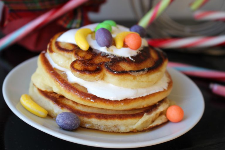 New York Vegan Candy Pancakes mit Marshmallow Fluff [Rezept]