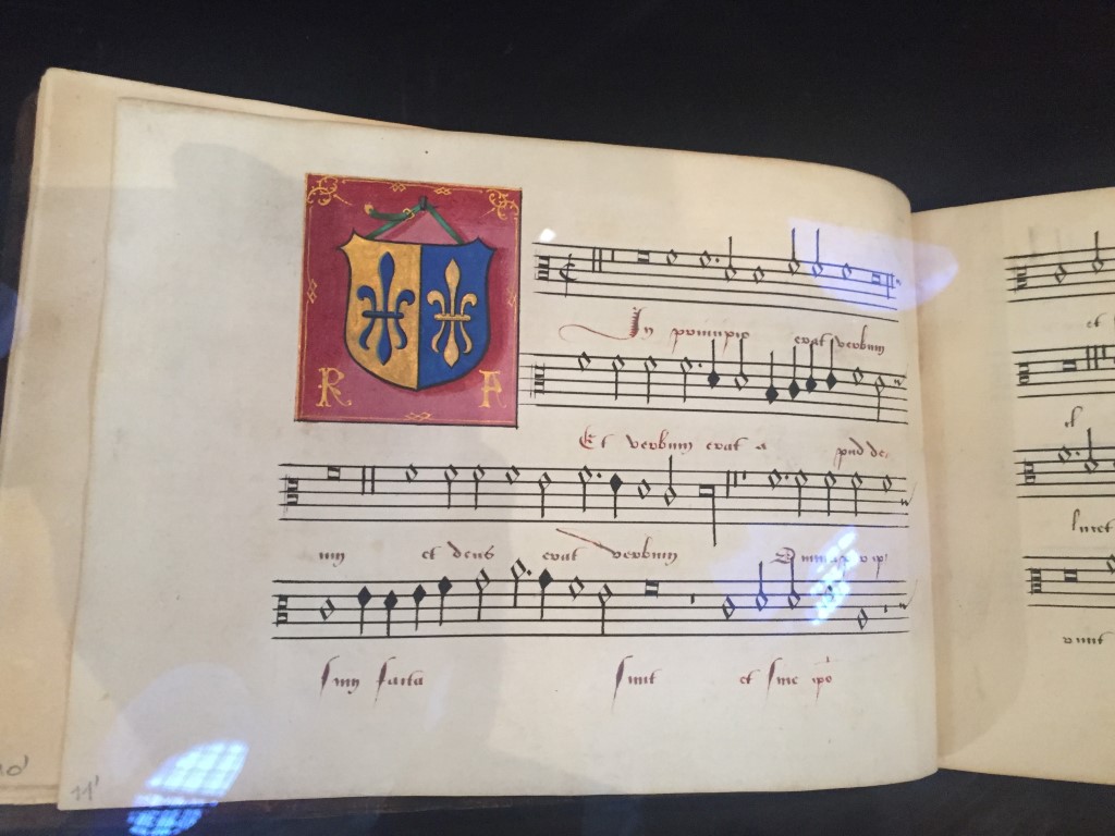 Handschrift mit dem Wappen der Familie Fugger aus der Musiksammlung