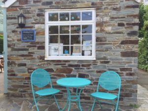 Café in Crantock bei Newquay, Cornwall