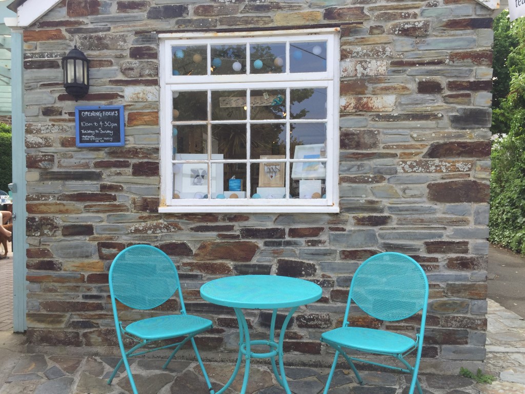 Café in Crantock bei Newquay, wunderschönes Cornwall