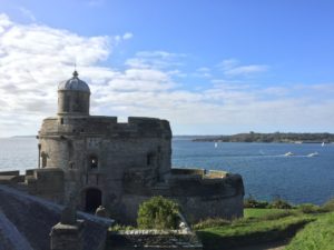 St Mawes Castle bei Truro, Cornwall