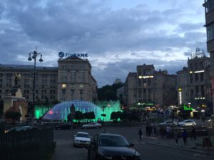 Lichterspiel auf dem Majdan