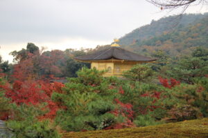 Japan im Herbst Goldener Pavillon Kinkaku-ji (3)
